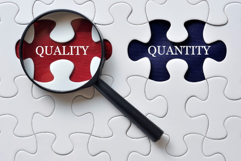 Quality vs. Quantity|Umfrage: Wie erricht man Qualitätswettbewerb|