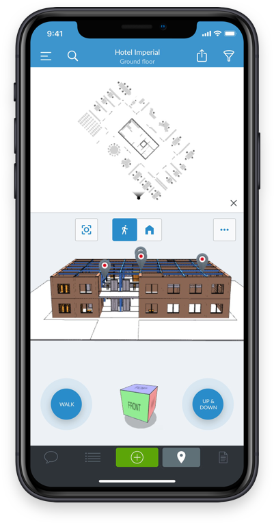PlanRadar App mit BIM Funktion am Smartphone verwenden
