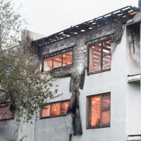 Apartment on fire|