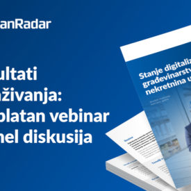 |Webinar: Rezultati istraživanja o stepenu digitalizacije u građevinarstvu i industriji nekretnina u Srbiji|
