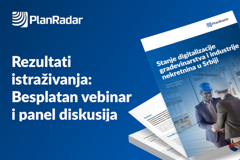 Snimka vebinara: Rezultati istraživanja o stepenu digitalizacije u građevinarstvu i industriji nekretnina u Srbiji