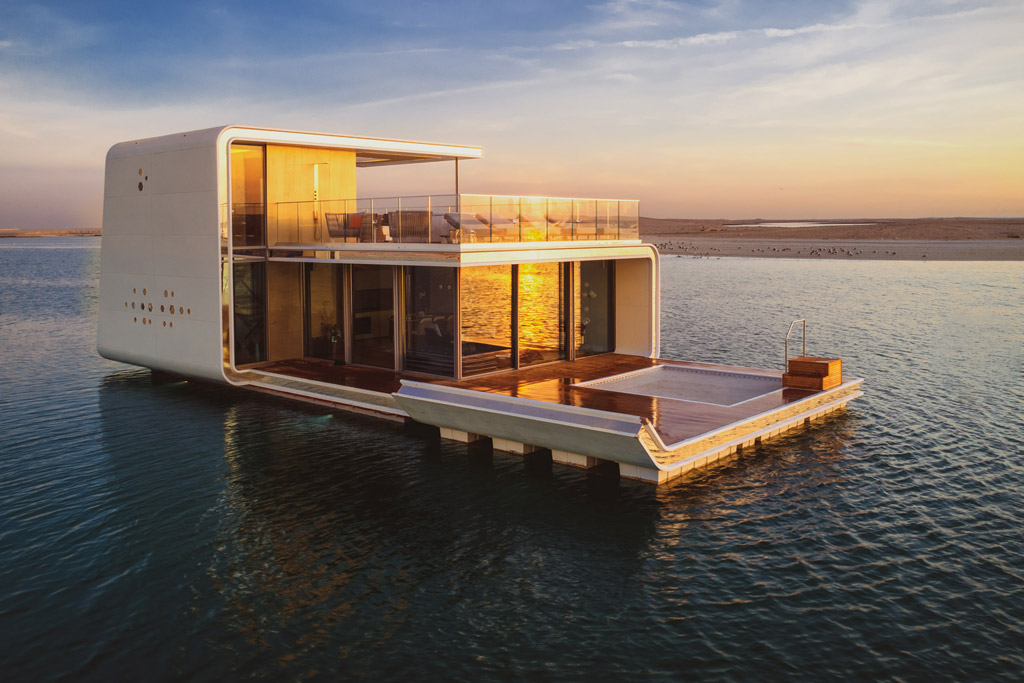 The World Island Floating Seahorse Villa in Dubai 
