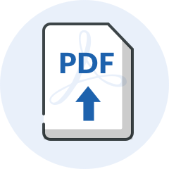 Du kan enkelt ladda upp PDF-mallar så att teammedlemmar och underentreprenörer kan registrera information på bara några sekunder