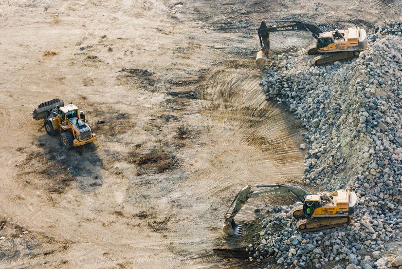 image of a mining site operation