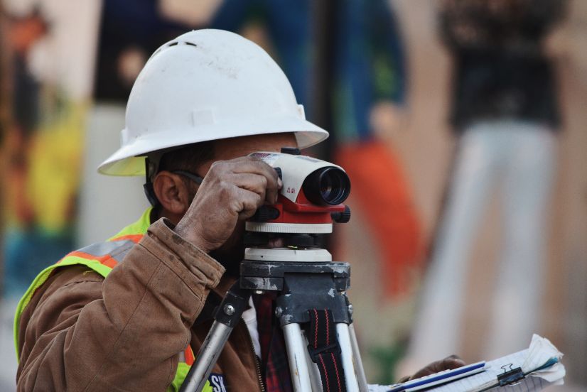 image of a construction site manager