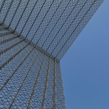 photo for the dubai expo 2020 gate made from carbon fiber