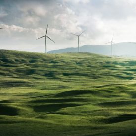 image of a renewable energy wind project